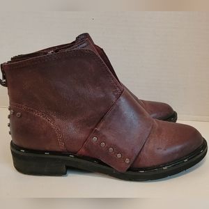 OTBT Frontage Eggplant Bootie with Zip